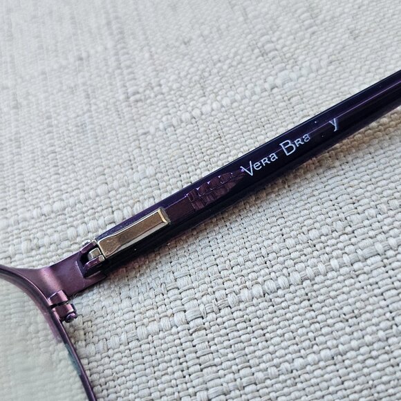 Vera Bradley Women Eyeglasses Frame Burgundy Tone Glasses Eye Wear 47[]16 125 - Picture 12 of 14